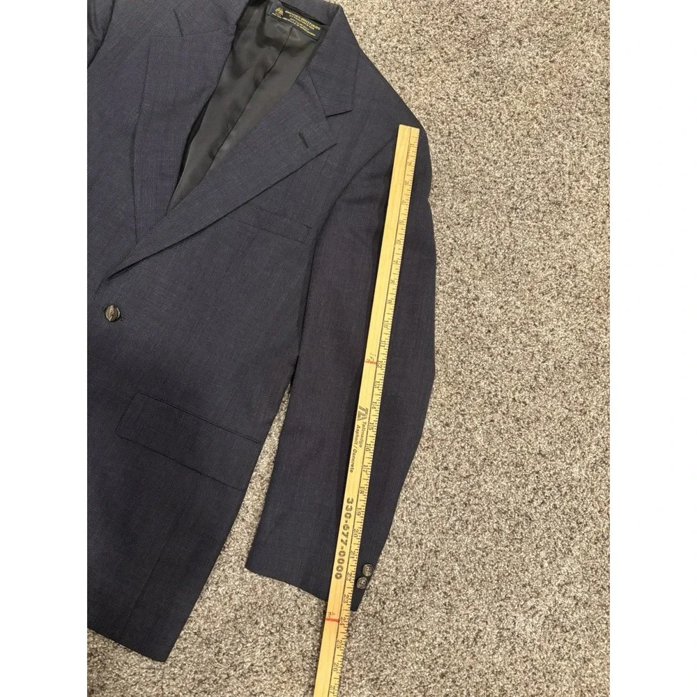 Brooks Brothers 37R Navy Blue Blazer Jacket‎ 2-Button Wool